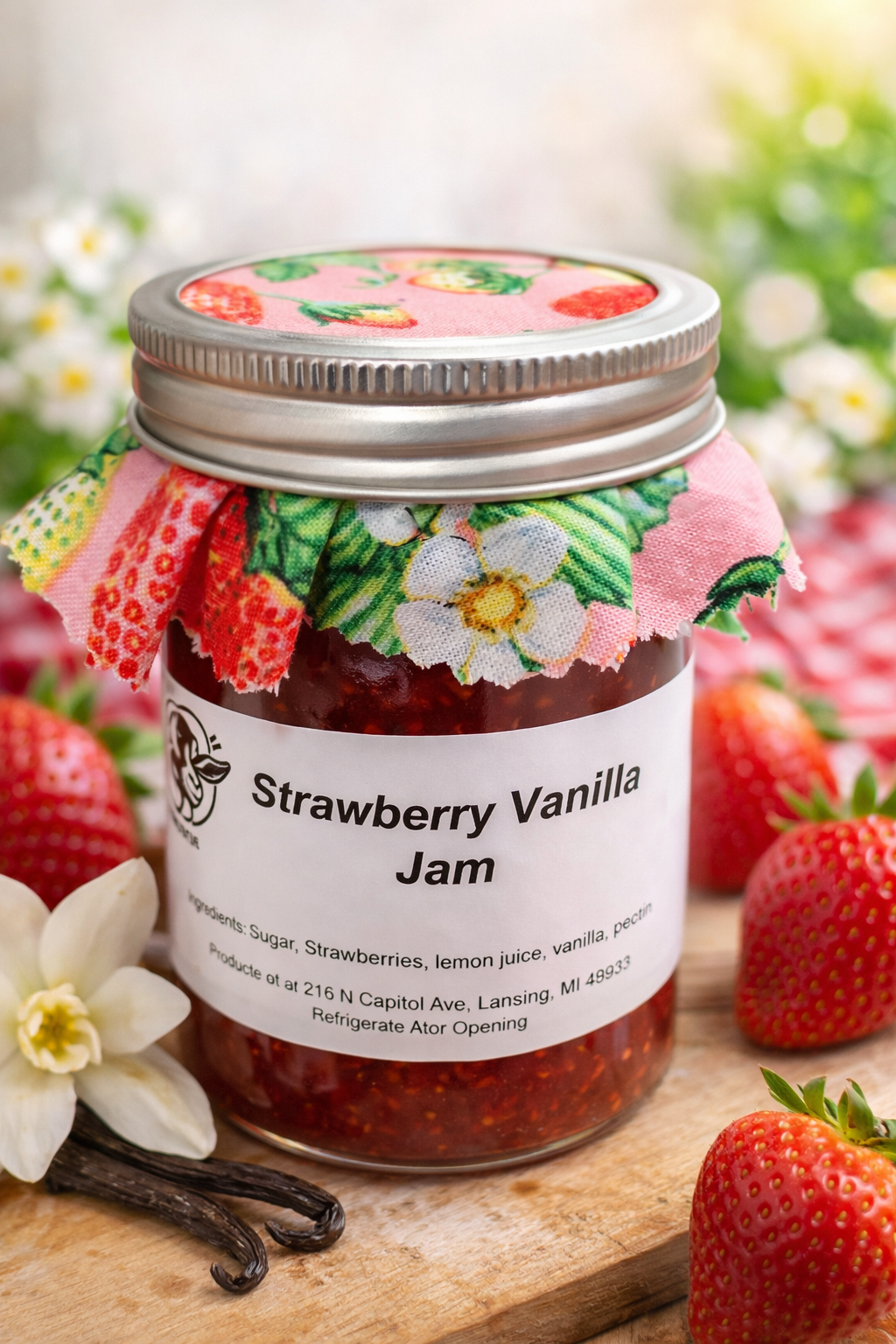 Strawberry Vanilla Jam