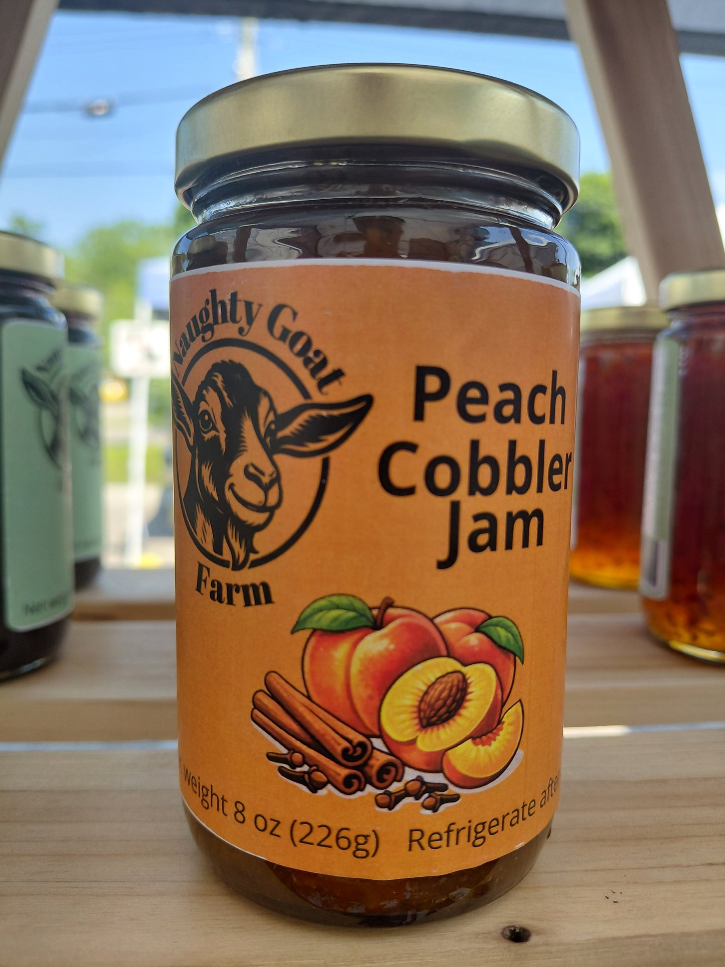 Peach Cobbler Jam