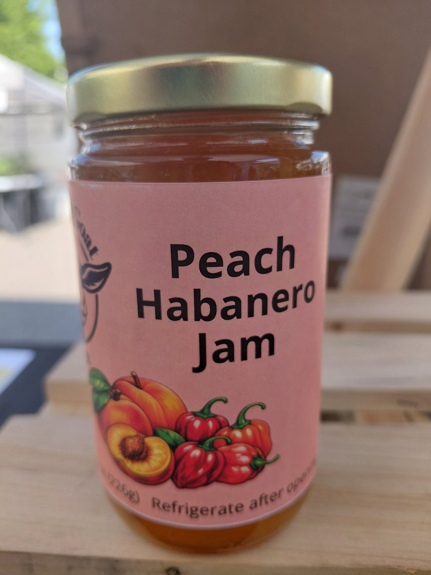 Peach Habenero Jam
